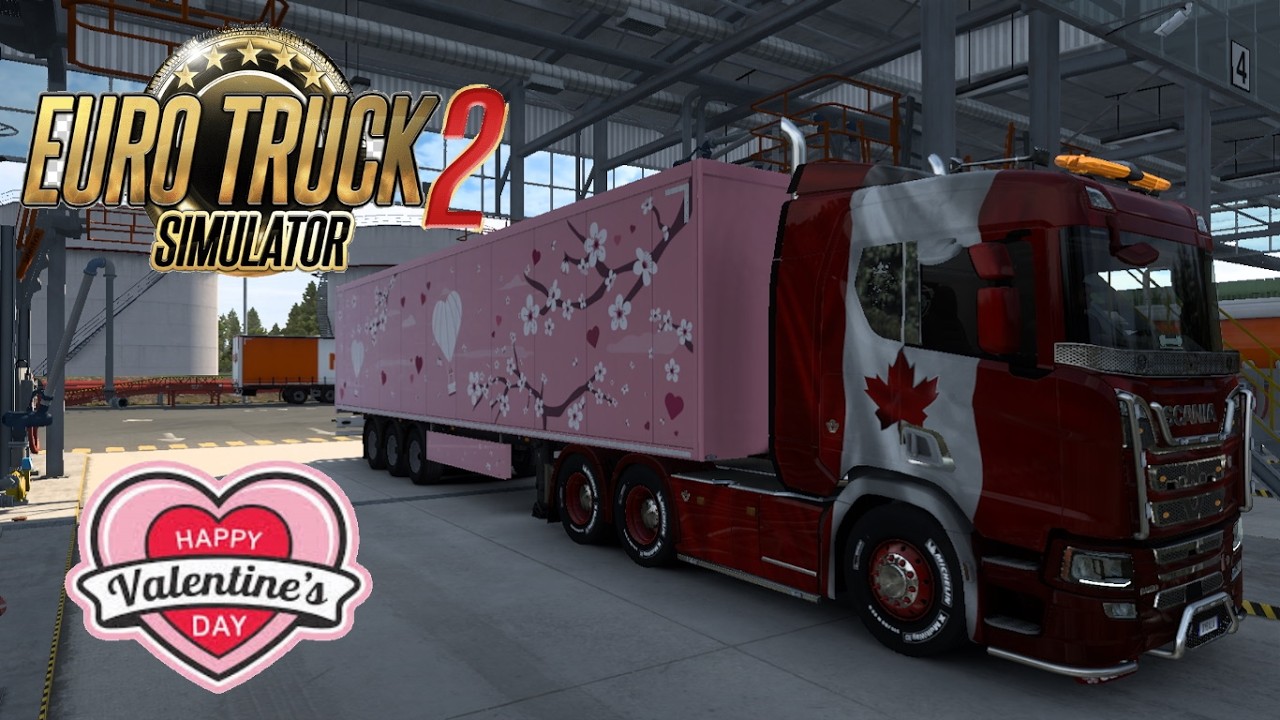 Segunda ruta de San Valentin #EuroTruckSimulator2