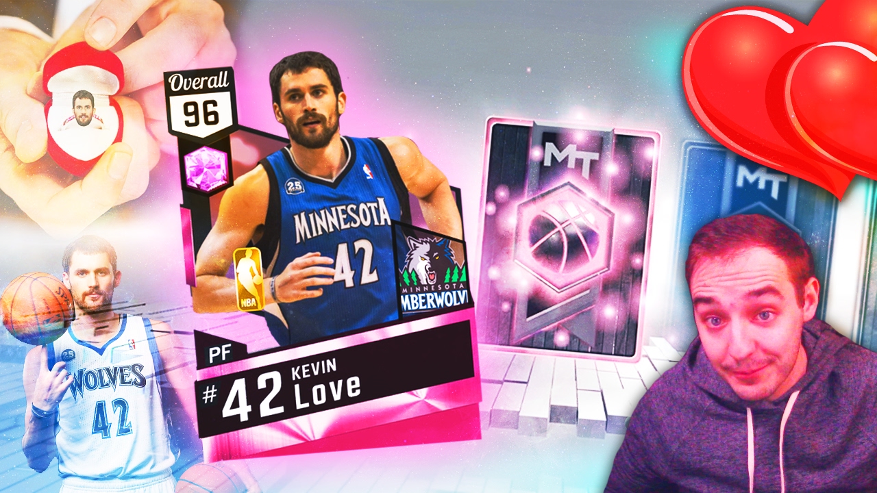 NBA 2K17 My Team PINK DIAMOND KEVIN LOVE? FREE PINK DIAMOND?