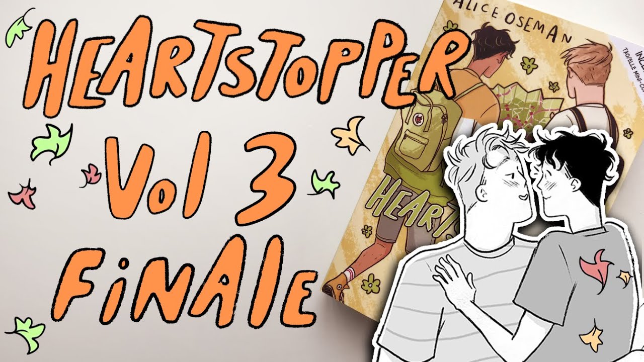 ASMR | Reading the finale of HEARTSTOPPER volume 3! ♡ Close whispers | Paper tracing