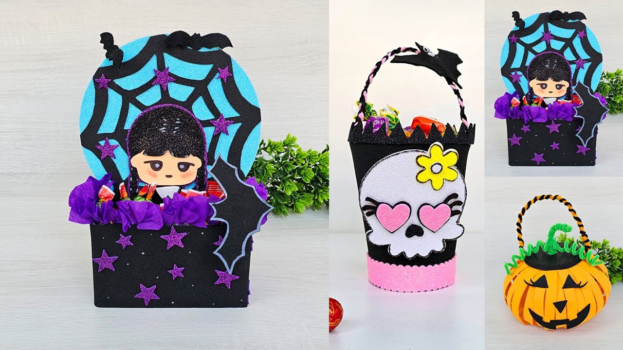 3 ideas para regalar Dulces en Halloween🎃 -Ideas para Halloween 👻 #868 863 867