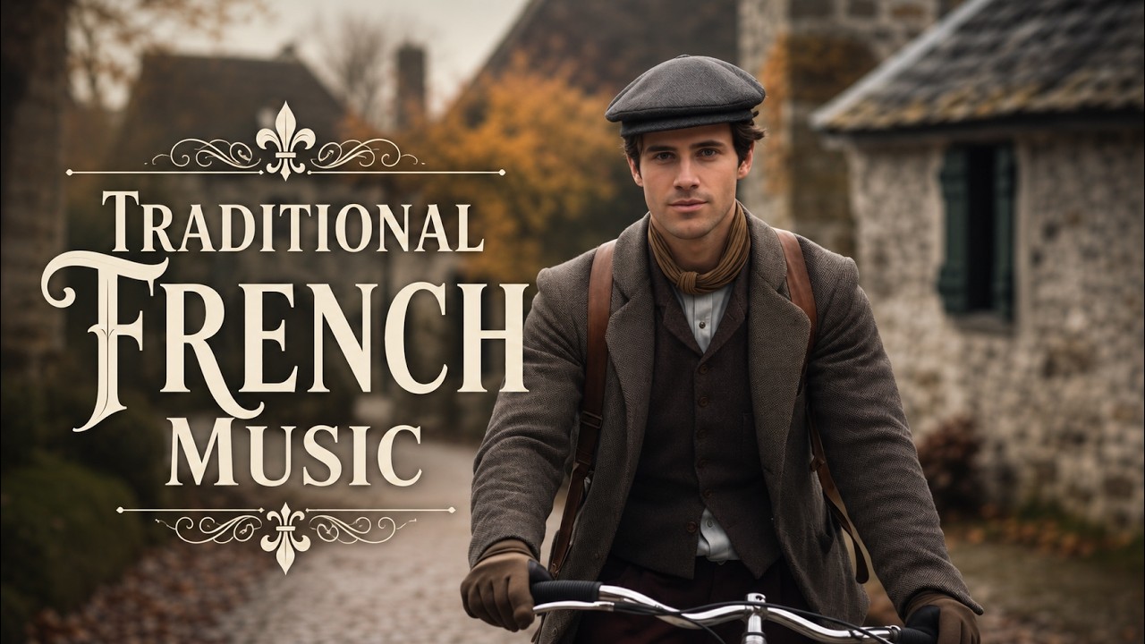 Traditional French Instrumental Music with Beautiful Views of France | Background Musical 