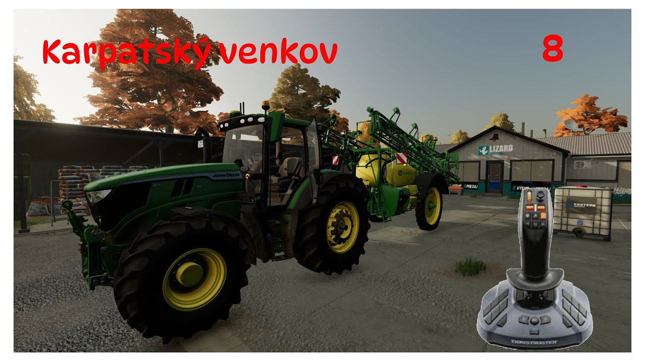 Farming simulator 22 | Karpatský venkov #8 |  Lets play |  CZ/SK |trustmaster SimTask Farmstick