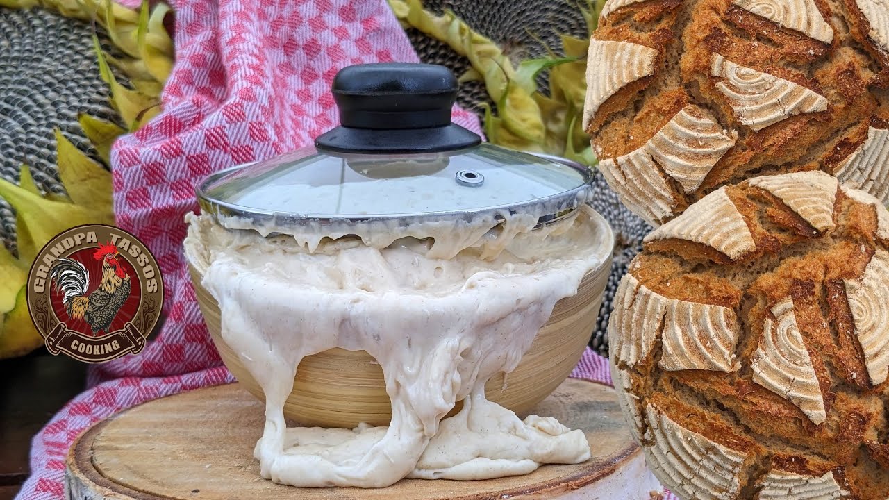 Προζύμι φυσικό με αλεύρι και νερό