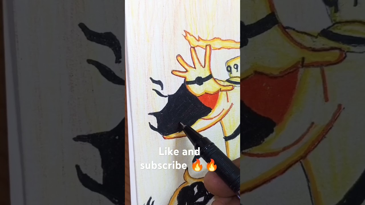 Drawing Naruto sage of six paths 🔥✨#naruto #drawing #anime