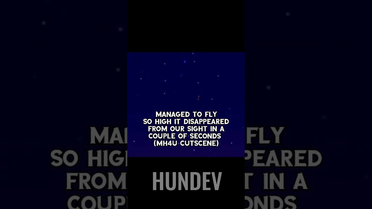 The FASTEST Monsters in Monster Hunter | #shorts #mhw #sunbreak