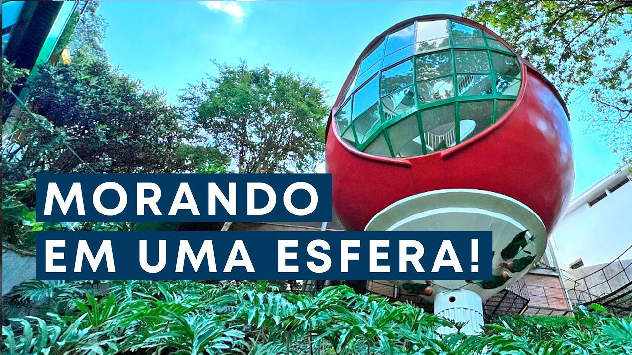 Visitei a famosa CASA-BOLA do arquiteto Eduardo Longo