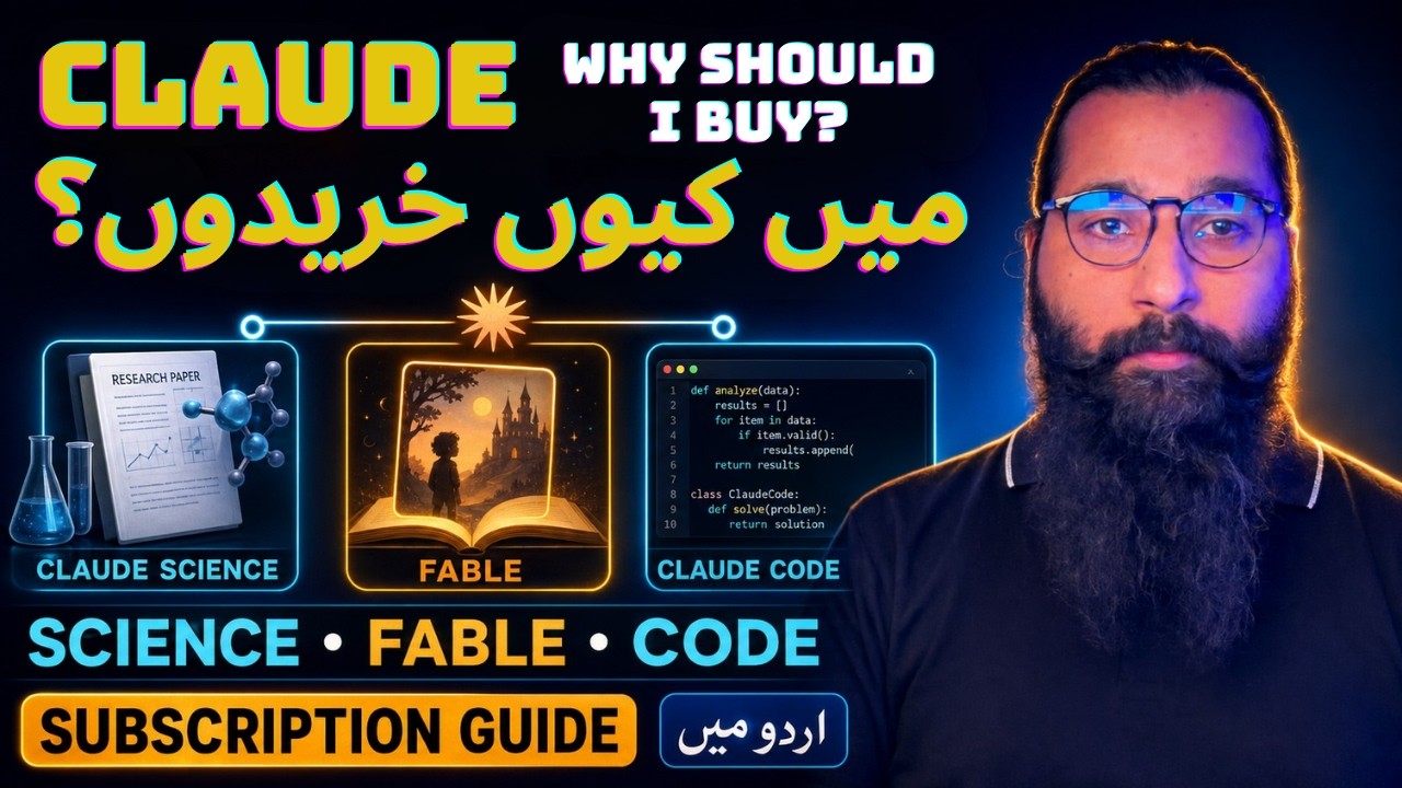 Why You MUST Buy a Claude Subscription in 2026? | Claude Science, Fable & Code (Urdu/Hindi) 🚀🤖