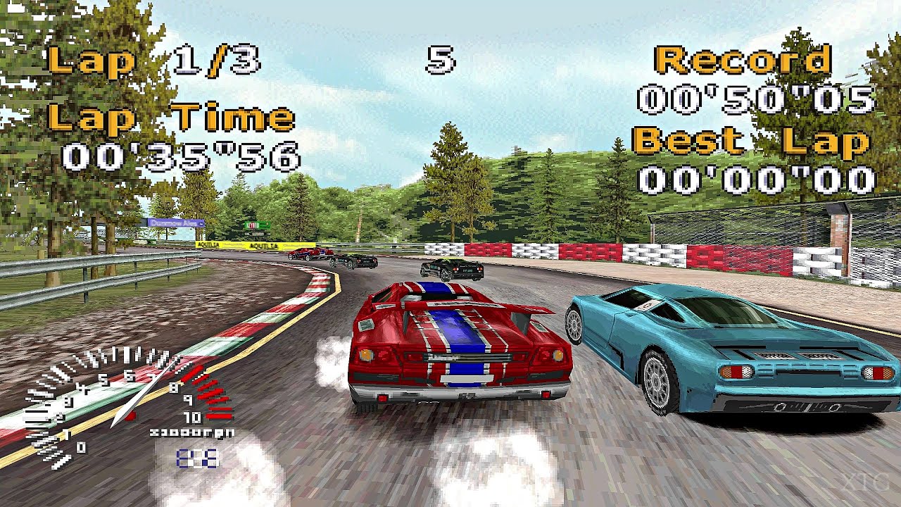 5 Star Racing PS1 Gameplay HD (Beetle PSX HW)