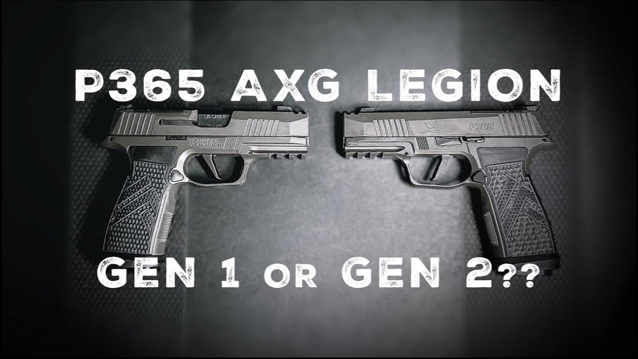 Кобура для P365 AXG Legion: первое или второе поколение? 🤔 Узнайте, какие различия влияют на поса...