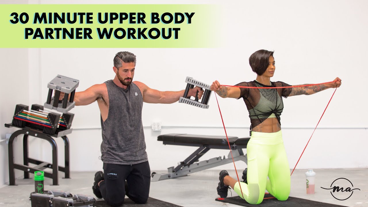 UPPER BODY AT HOME OR GYM 30 MINUTE PARTNER WORKOUT