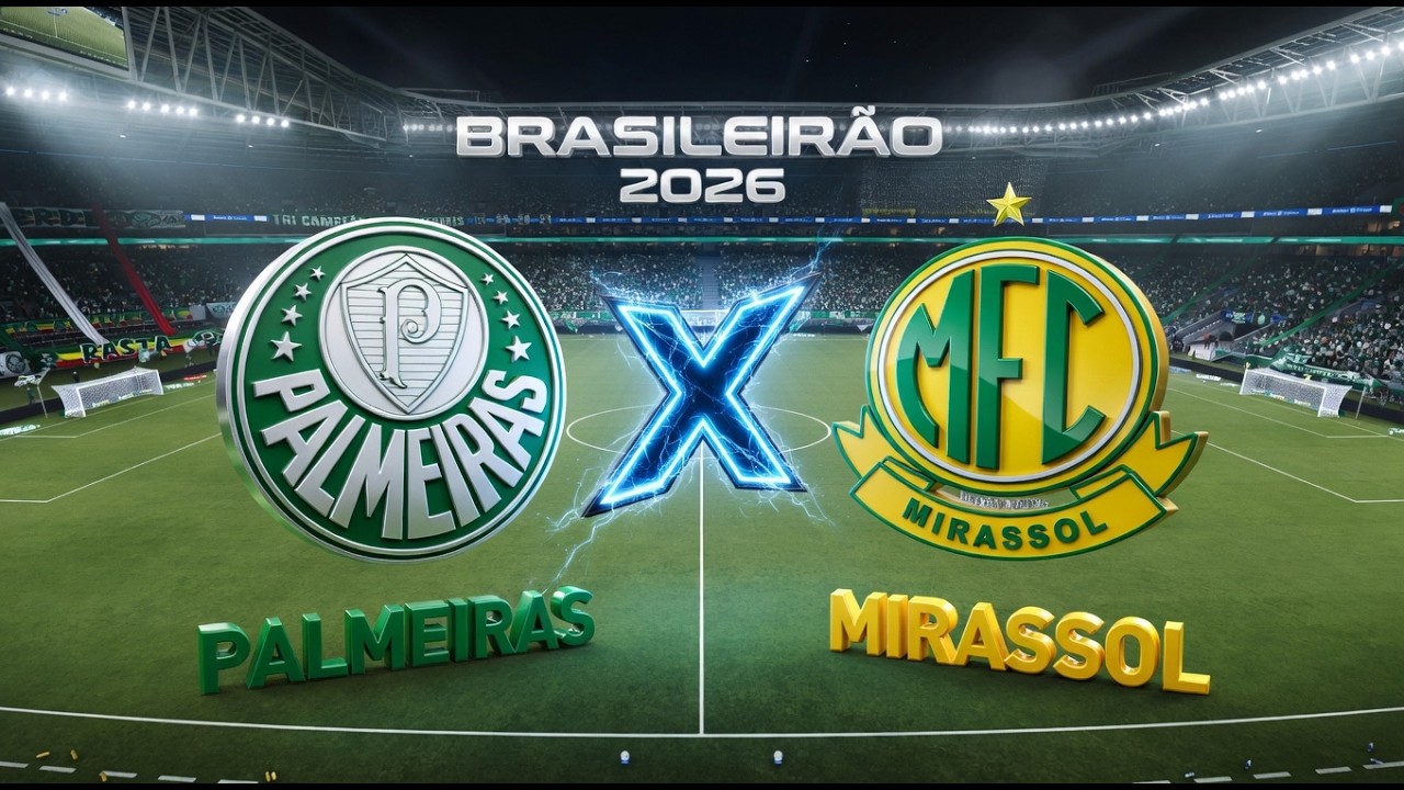 PALMEIRAS X MIRASSOL | BRASILEIRÃO 2026