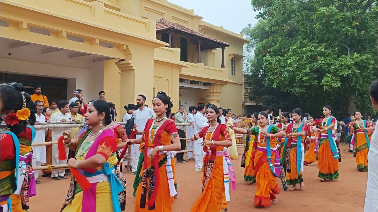 বিশ্বভারতী : শান্তিনিকেতন বসন্তোৎসব #visvabharatiuniversity #shantiniketan