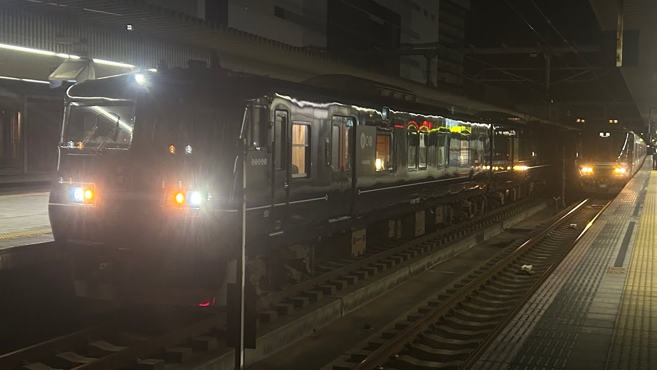 【年内最終銀河下り‼️】117系(M117編成) 特急ウエストエクスプレス銀河下関行き@西明石入線‼️