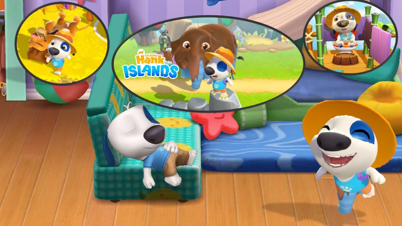 My Taking Tom Friends~🌍🐬Talking Hank explore The new Islands