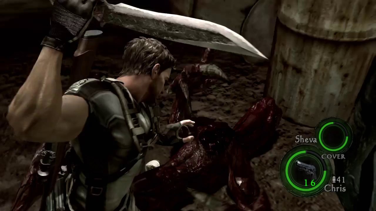 Resident Evil 5 - Licker kill (CQC only)