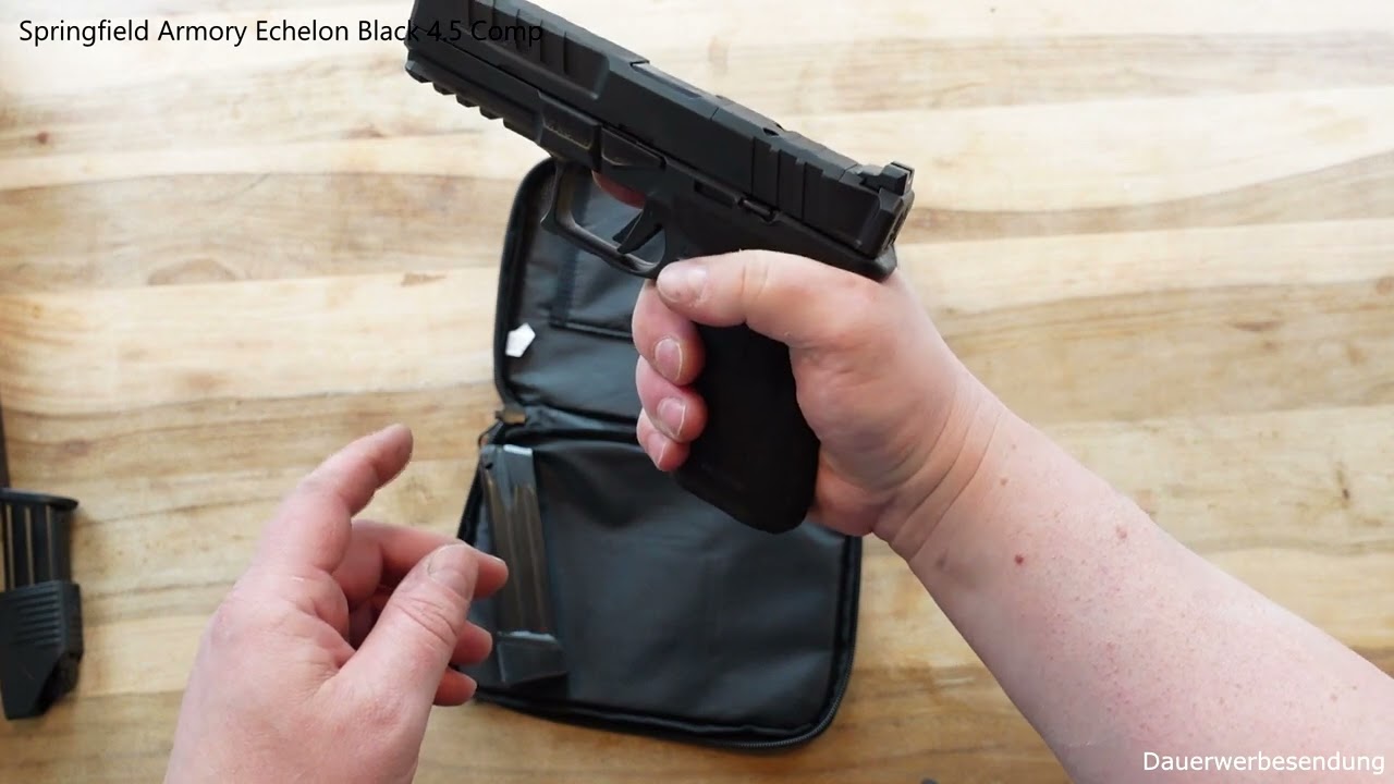 Vorstellung Springfield Armory Echelon Black 4,5 Comp im Kaliber 9mm Luger