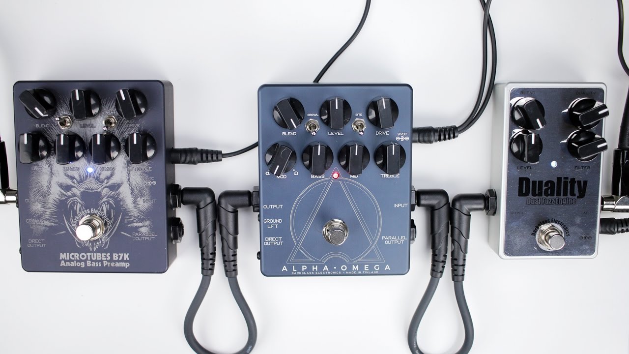 Darkglass Alpha Omega vs B7K vs Duality