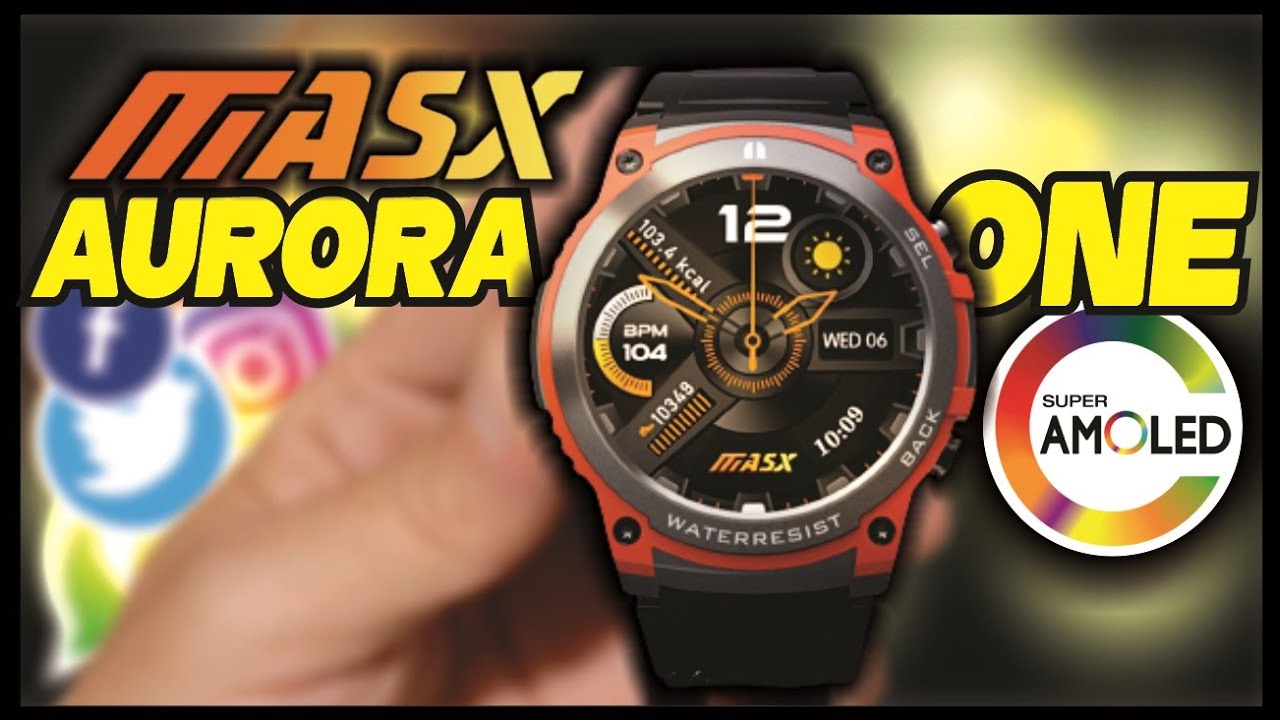 Smartwatch MASX AURORA ONE com Tela AMOLED, 5ATM e 30 dias de BATERIA! UNBOXING e REVIEW
