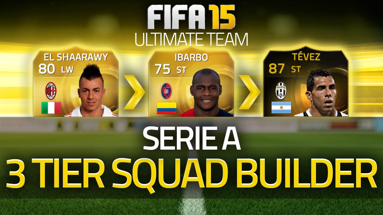 FIFA 15 - Serie A! The 3 Tier Squad Builder! (FIFA 15 Ultimate Team)