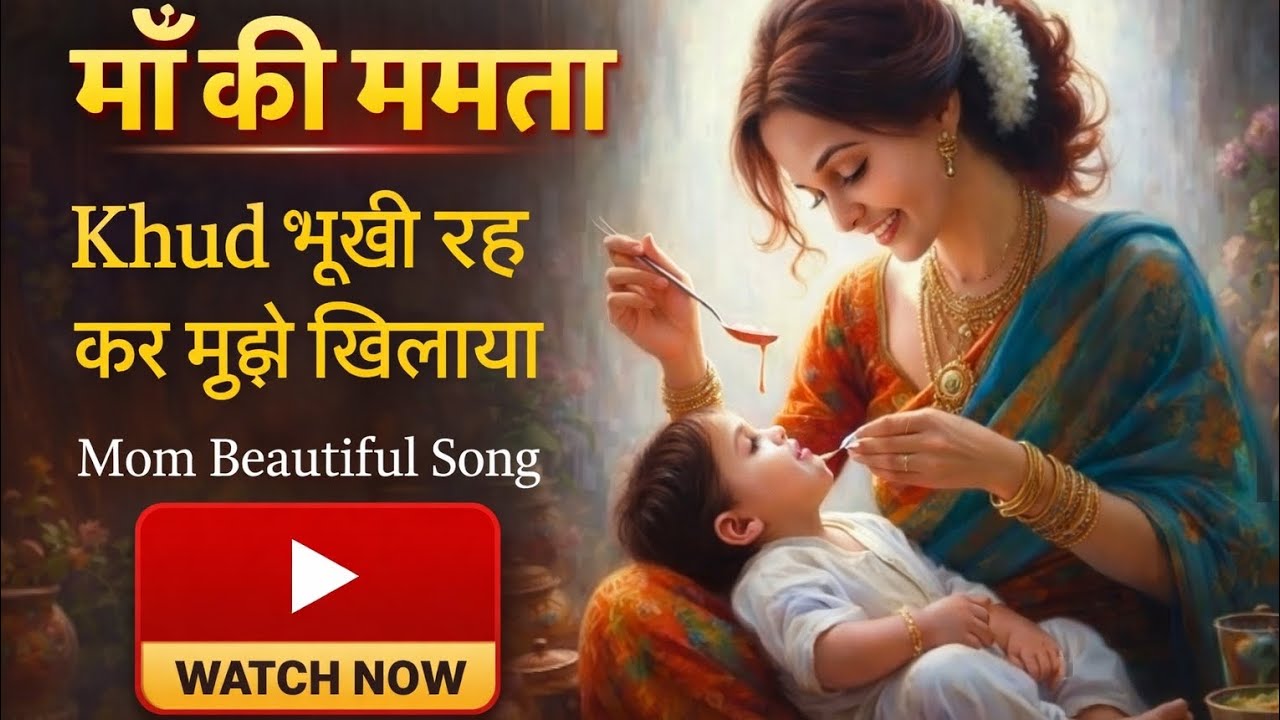 Khud भूखी रह कर मुझे खिलाया।mom#beautiful#songs