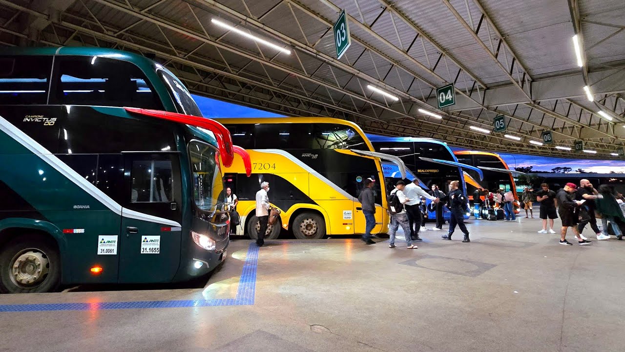 Desfile dos ÔNIBUS BONITOS na rodoviária de BRASÍLIA 