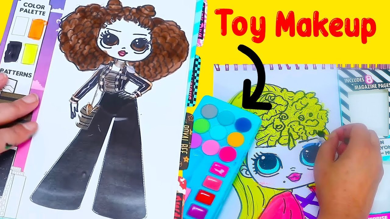 OMG Dolls Fashion and Makeup Activity Books | Toys and Dolls Fun for Children