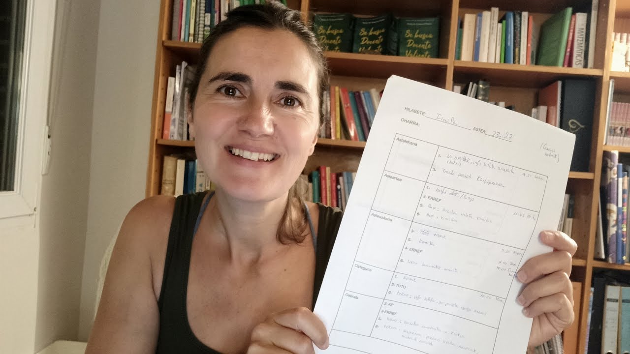 Cómo planificar toda la semana ( o el mes) con éxito
