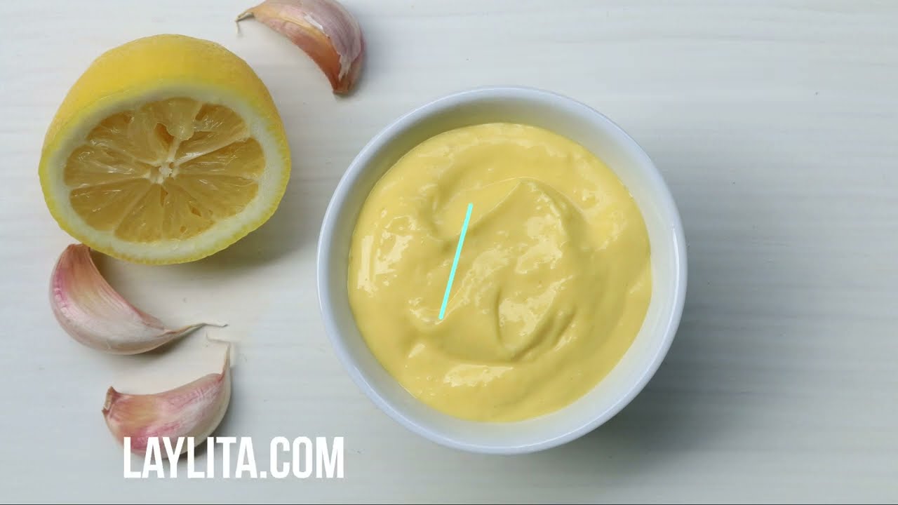 Aïoli facile au robot mixeur - Recettes de Laylita