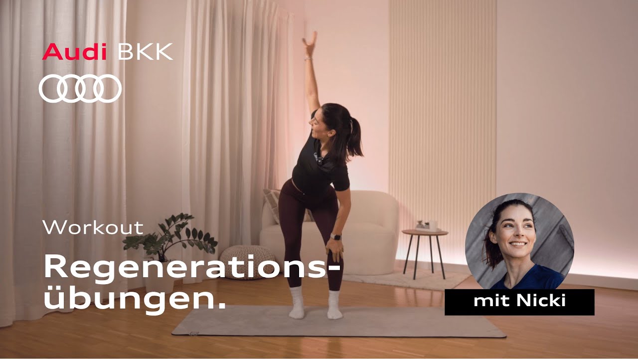 Cook & Fit: Regenerationsübungen – Erholung für den Körper. | Audi BKK