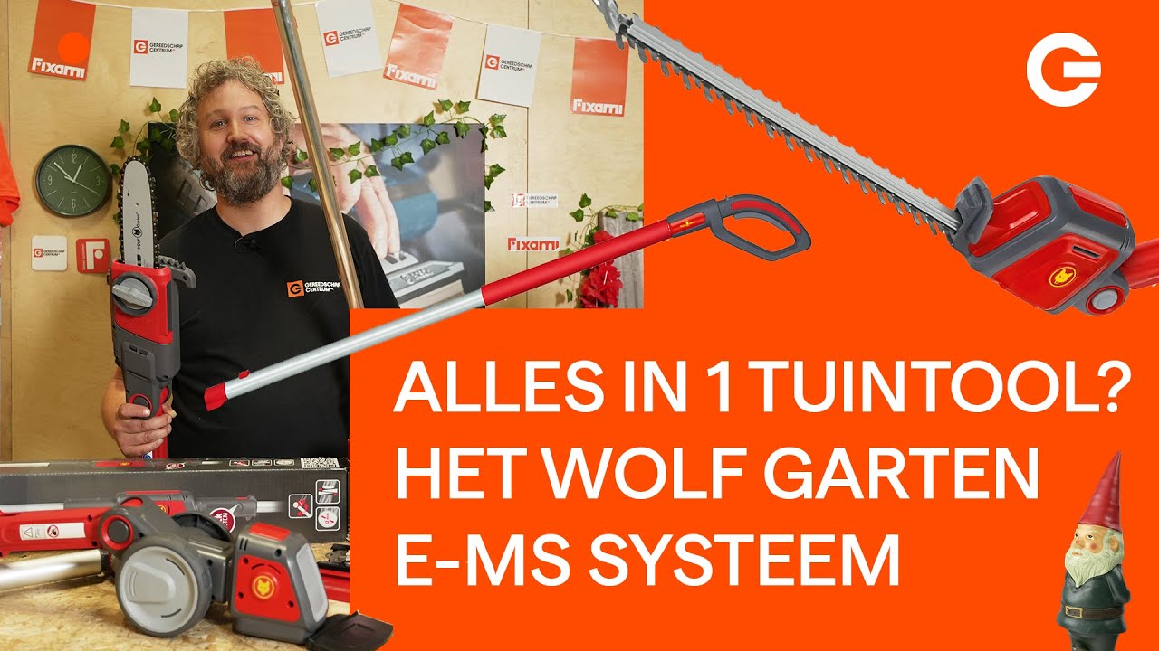🏡 ALLES IN 1 TOOL voor in de tuin! Het Wolf Garten E-MS systeem