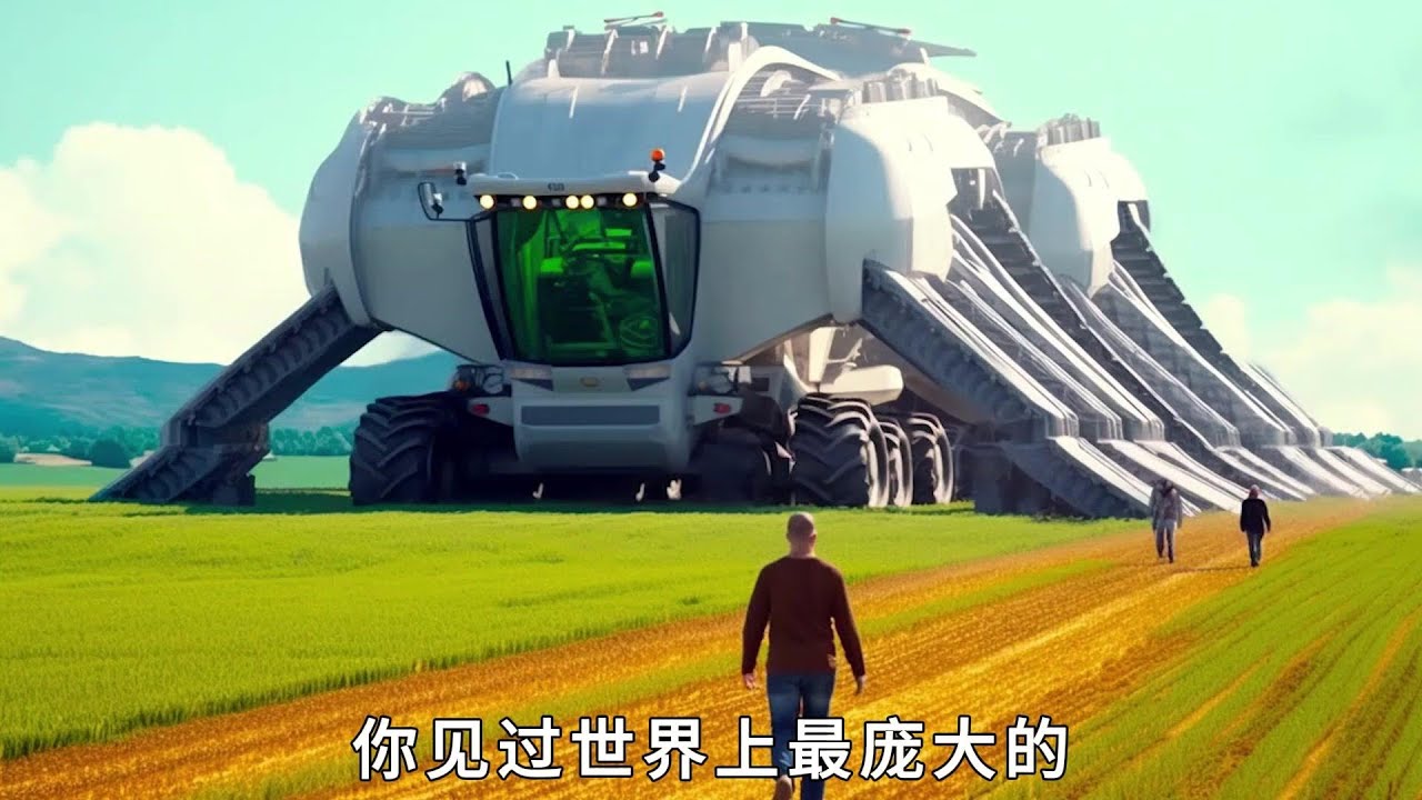全球&ldquo;最庞大&rdquo;的10大收割机，第一名重50吨，每小时收割100亩地