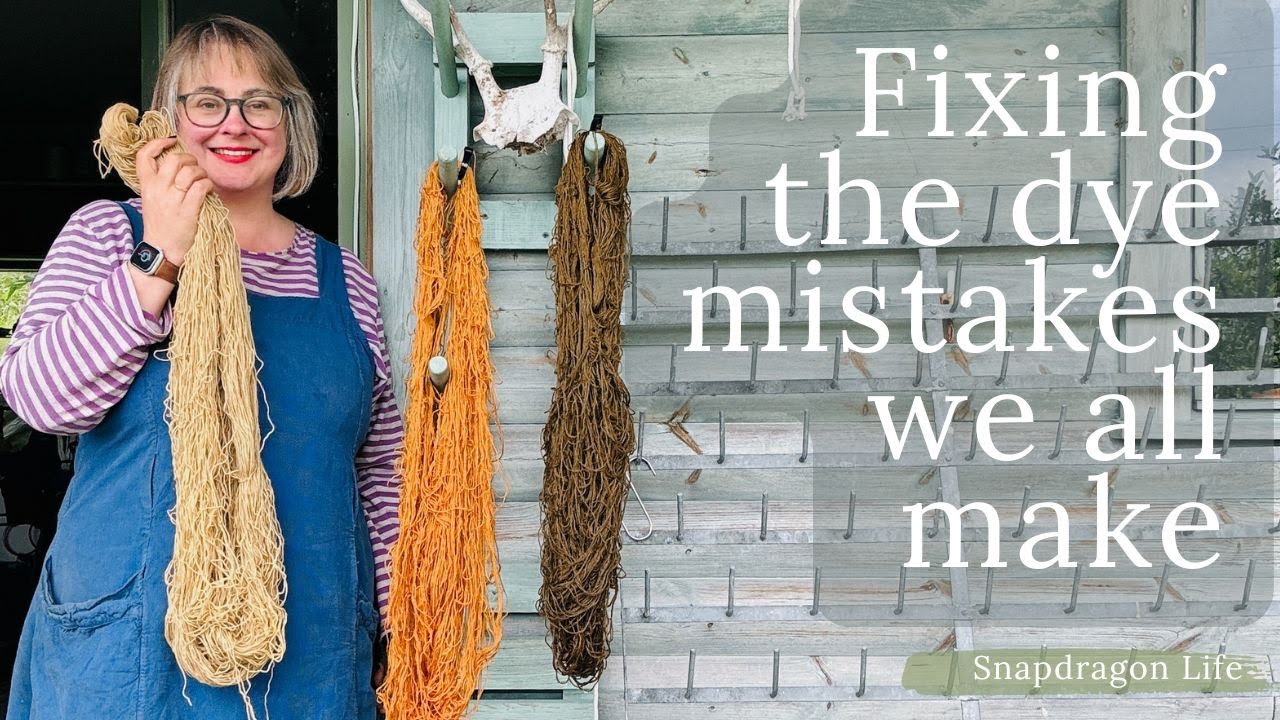 Fixing Natural Dye Mistakes: How I Rescued 500g of Sad Beige Wool
