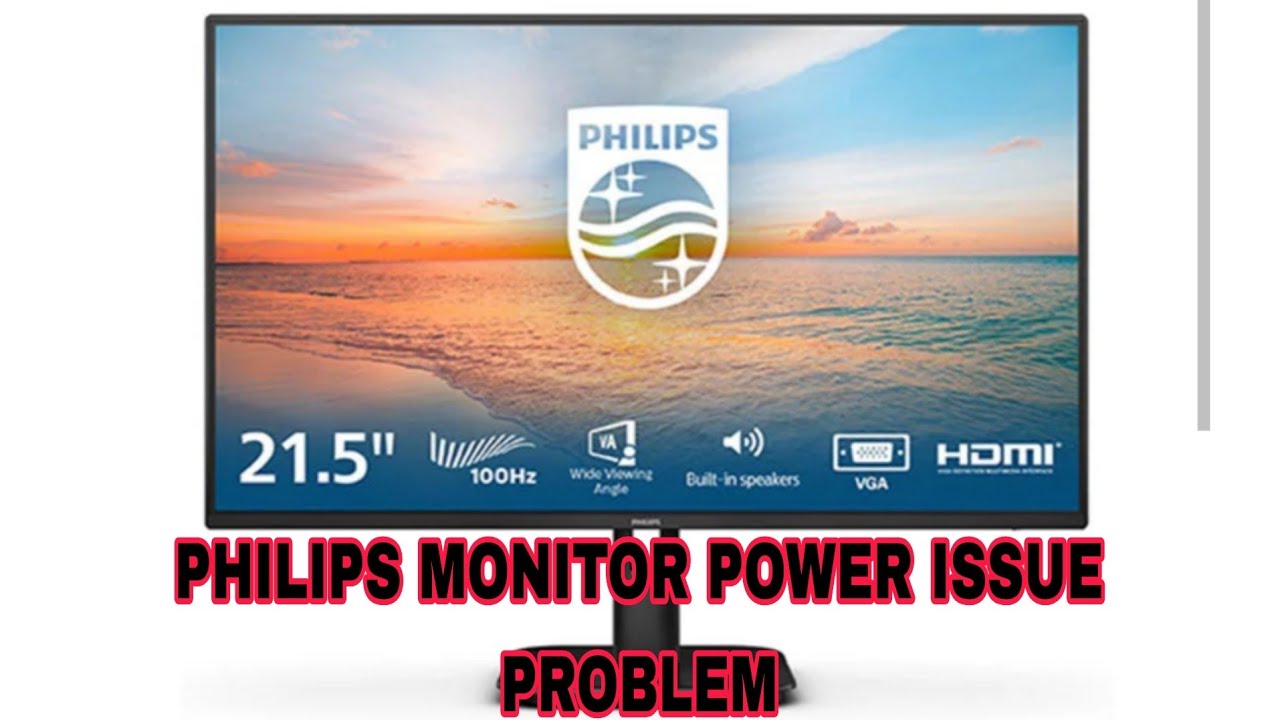 PHILIOS MONITOR POWER ISSUE PROBLEM#monitor#philips