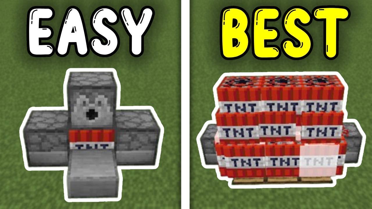 Top 5 Best TNT Cannons | Minecraft Bedrock 1.21+