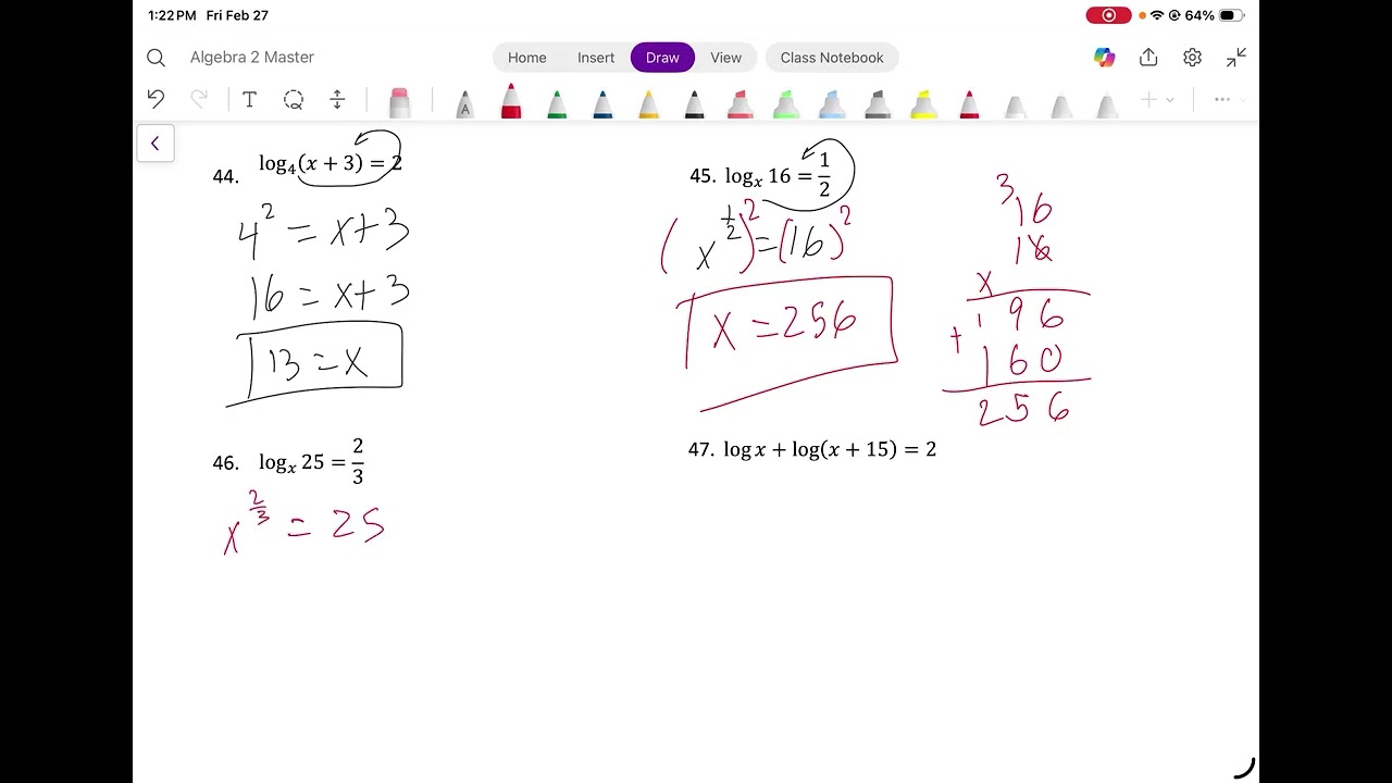 Chapter 8   Solving Equations   Examples 11-14