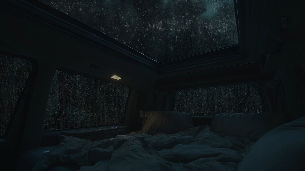 3 Hours⚡️ Rainy Forest Camping Ambience for Sleeping