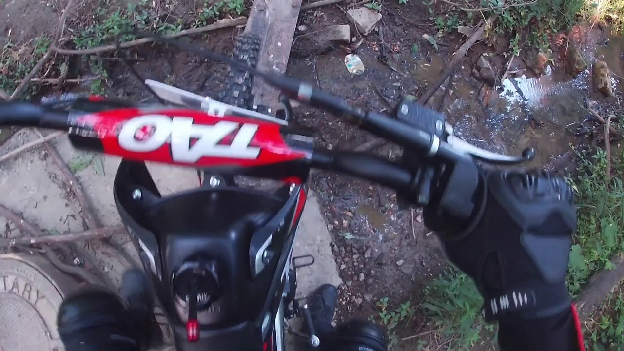 Climbing A Hidden Hill With My DB14 110cc Chinese Dirt Bike