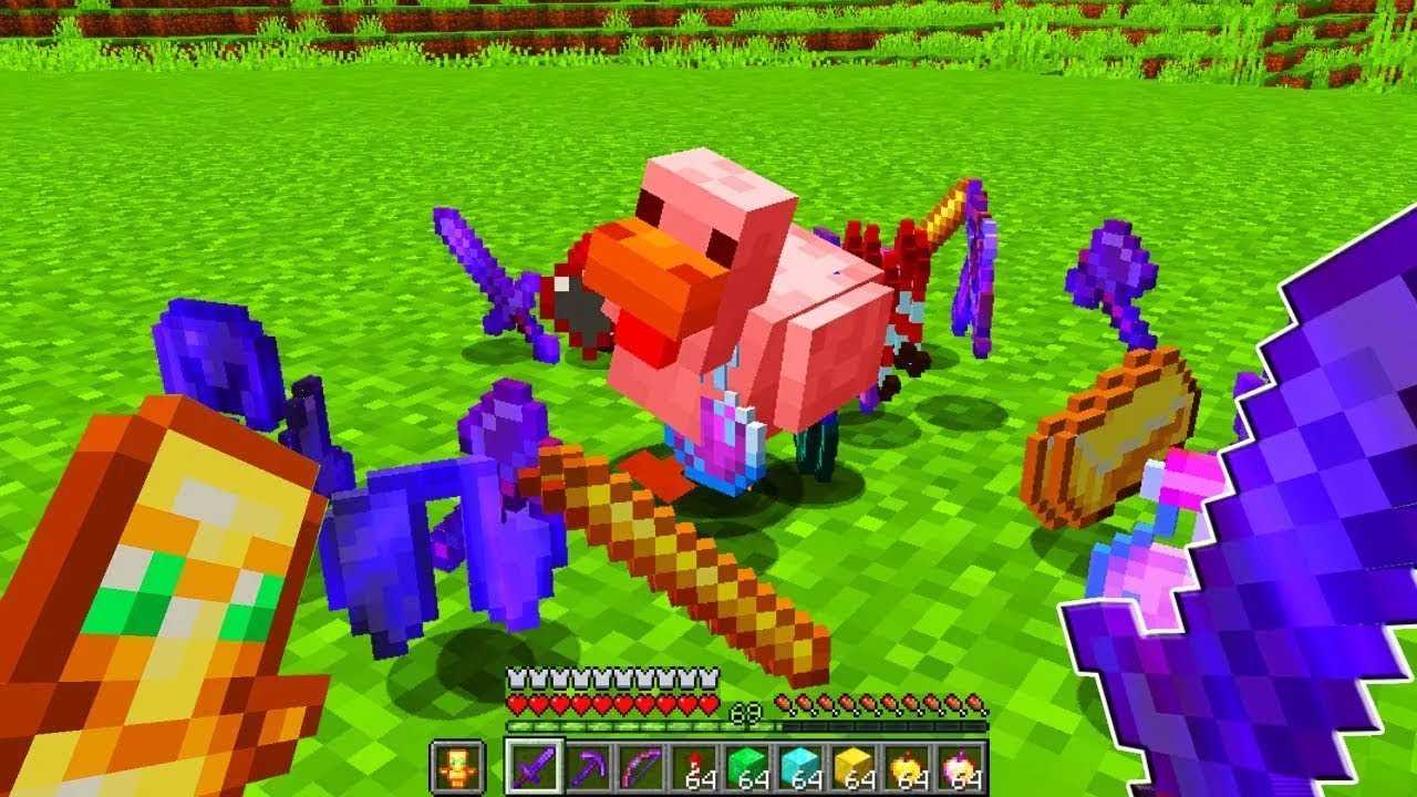 Paso MINECRAFT pero los POLLOS dan COSAS OP! 💎😱