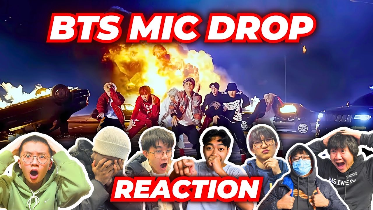 Reacting to BTS 'MIC Drop (Steve Aoki Remix)' MV & Dance Practice | University Students React