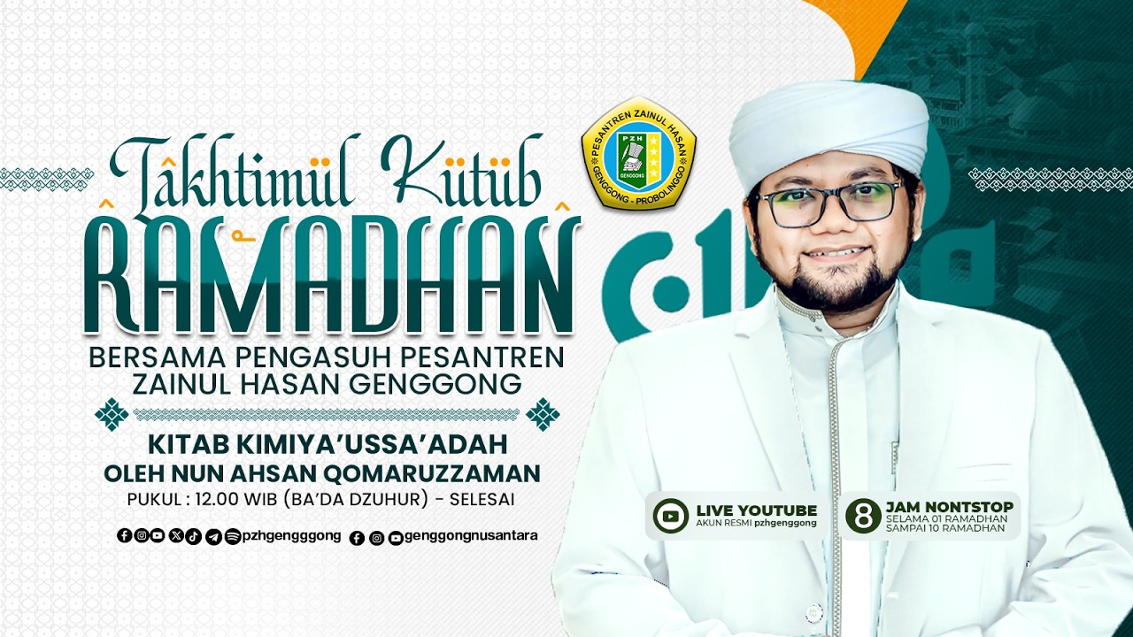 #5 🔴LIVE NGAJI RAMADHAN | KITAB KIMIYA'US SA'ADAH