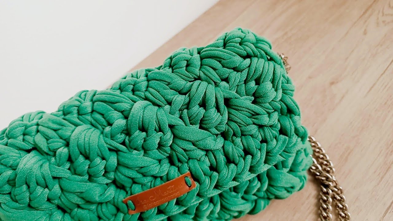 BOLSA DE CROCHÊ COM FIO DE MALHA | CLUTCH DE FIO DE MALHA | @feitoamaoporisa