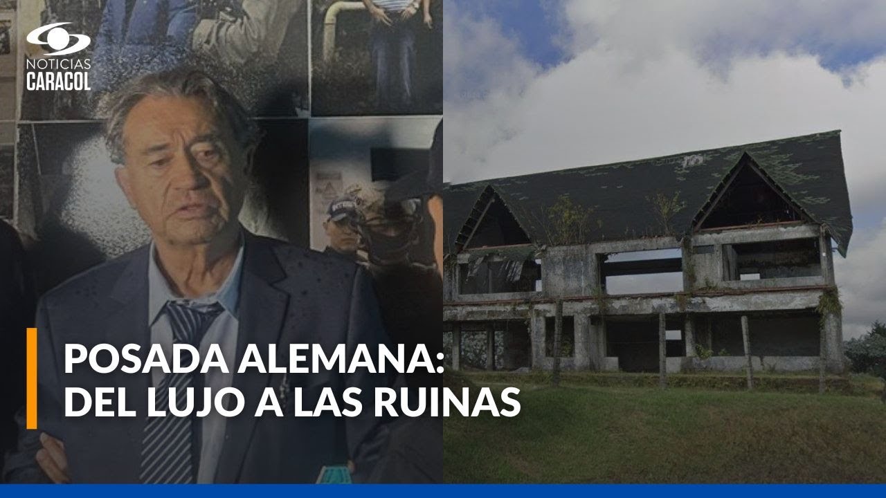 Del lujo a las ruinas: así se ve la Posada Alemana, mansión y centro de operaciones de Carlos Lehder