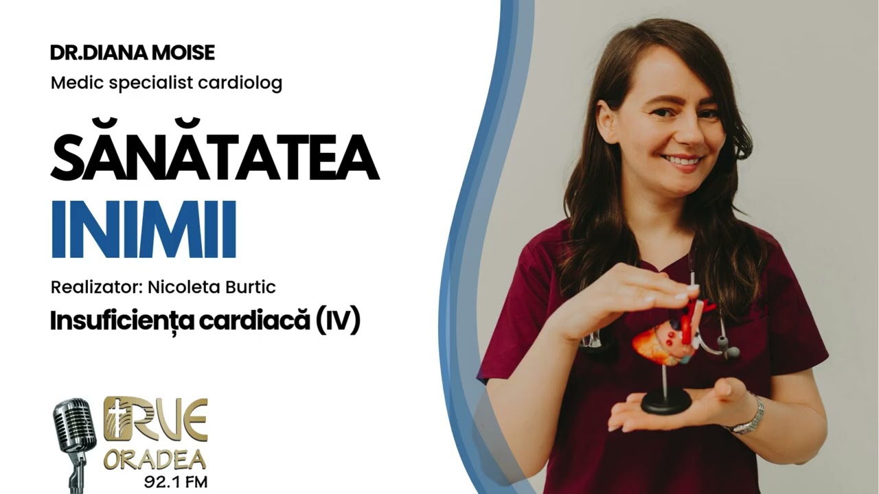 Insuficiența cardiacă (IV) - Sănătatea inimii #18 (Dr.Diana Moise)