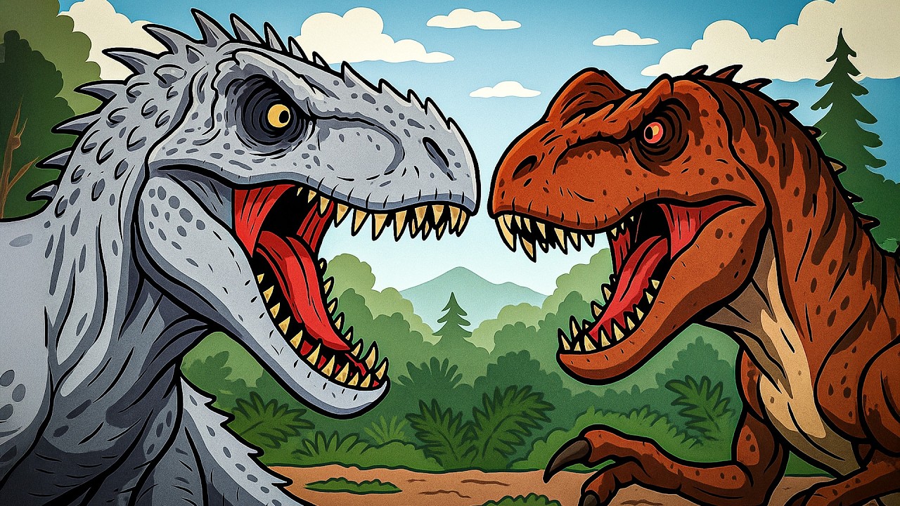 Сможет ли Indominous Rex пережить НАСТОЯЩИЙ Юрский период?