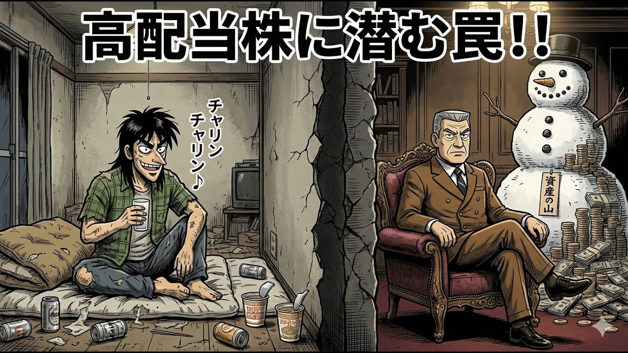 「高配当株」という名の甘い罠…！貧乏人がさらに貧乏になる真実っ…！