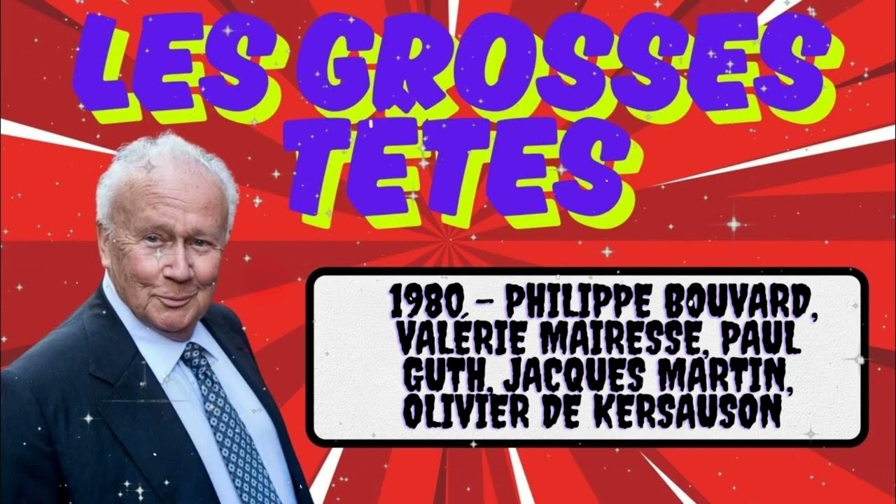 1980 - Philippe Bouvard, Valérie Mairesse, Paul Guth, Jacques Martin, Olivier De Kersauson