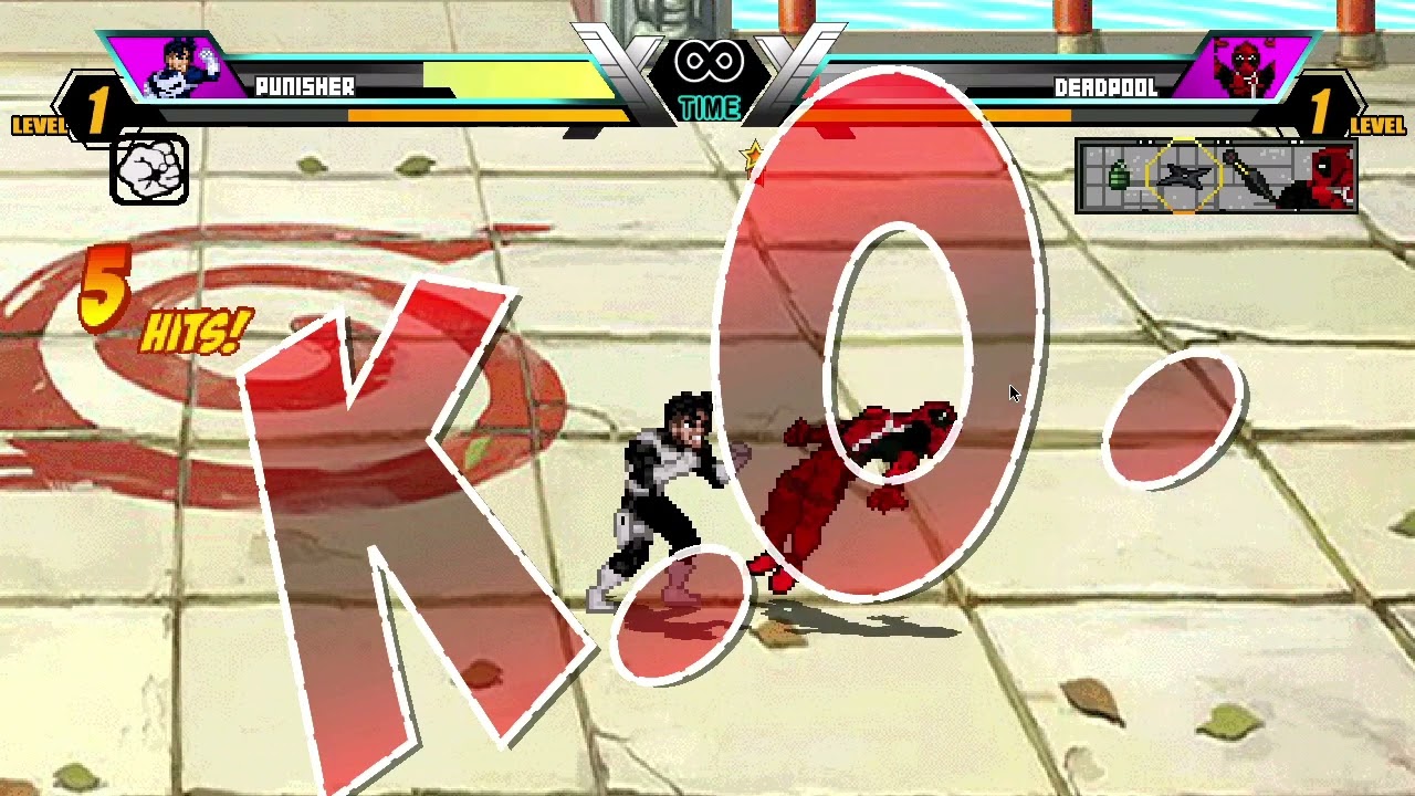 Mugen Punisher vs Deadpool