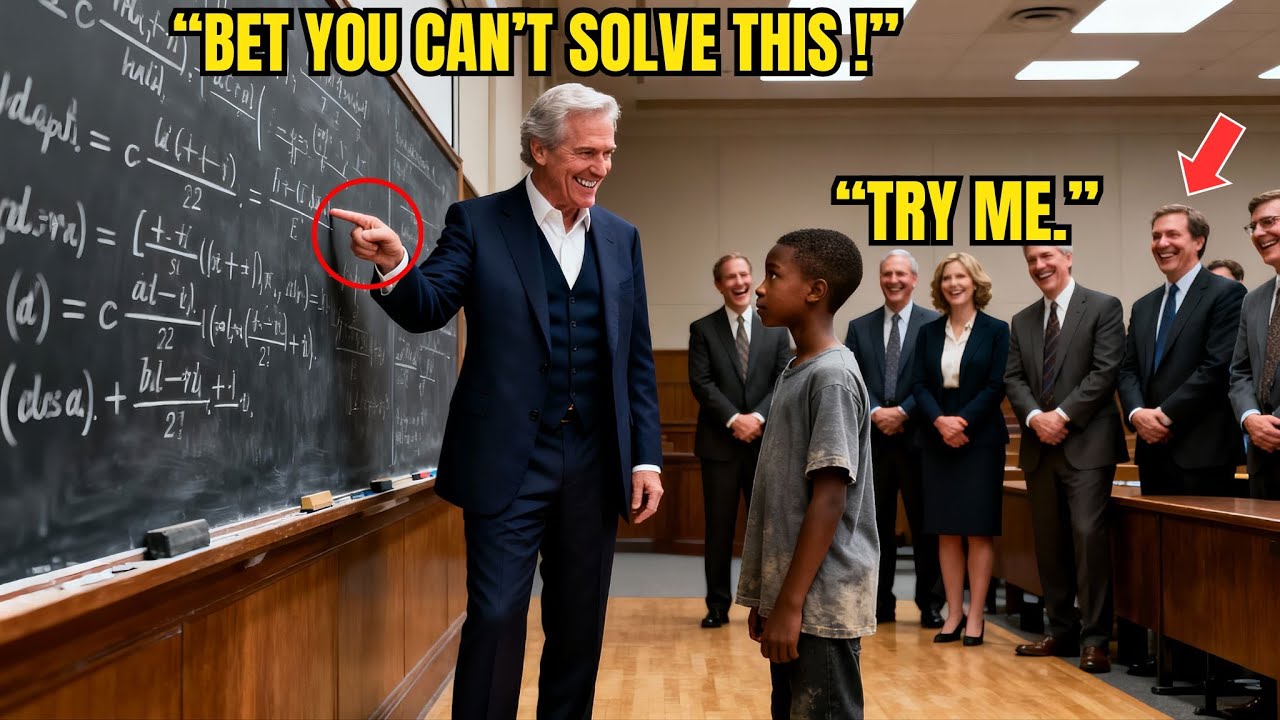 Black Schoolboy Said He'd Solve What Professors Debated for Decades &mdash; Thought It Was a Joke Until...