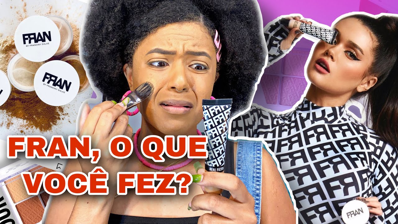 TESTEI A BASE REAL FILTER DA FRANCINY EHLKE | PELE PRETA