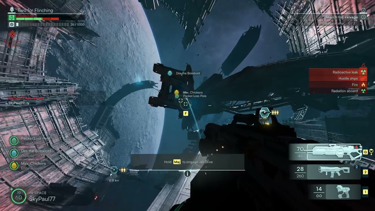 Salvage Run - Pillars Of Quara coop part / Hard / 1 hour / Jump Space / 2026-01-14